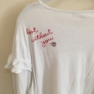 Lost without you sundry shirt